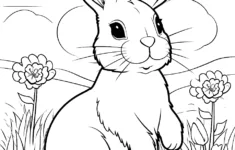 50 Bunny Rabbit Coloring Pages: Printable Sheets throughout Bunny Coloring Pages Free Printable Not Easter