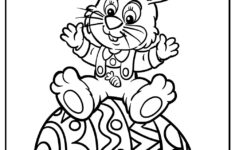 50 Easter Bunny Coloring Pages (100% Free Printables) with Free Printable Full Size Easter Coloring Pages
