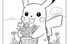 52 Pikachu Coloring Pages (Free Printables For All Ages) throughout Printable Pokemon Easter Coloring Pages