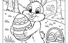 57 Easter Coloring Pages (Printables: Egg, Bunny, And More) in Easter Eggs Basket Coloring Pages Free Printable