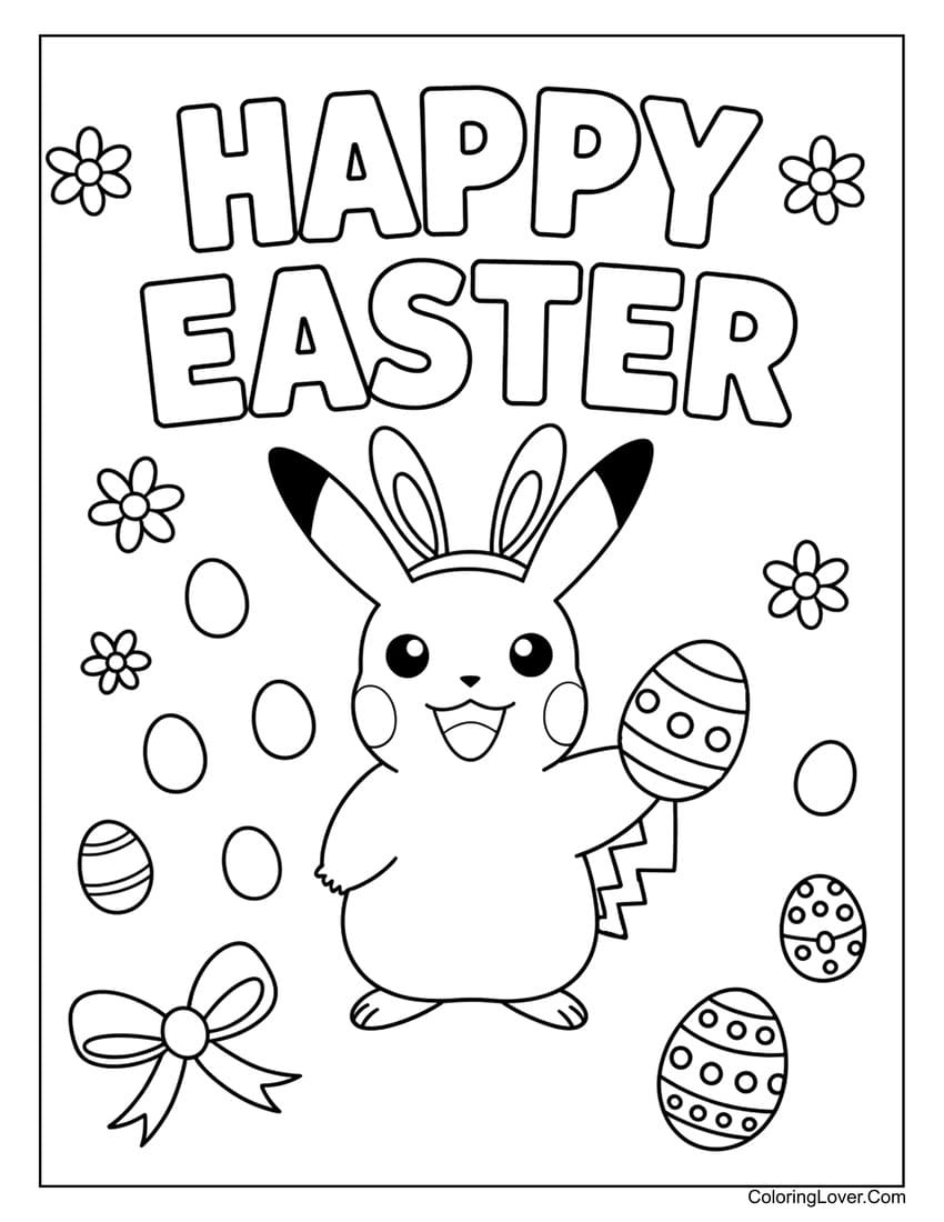 57 Easter Coloring Pages (Printables: Egg, Bunny, And More) with regard to Free Printable Happy Easter Coloring Pages