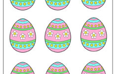 58 Easter Egg Templates (Free Pdf Printables) for Full Page Printable Colored Easter Eggs