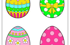 58 Easter Egg Templates (Free Pdf Printables) throughout Full Page Printable Colored Easter Eggs