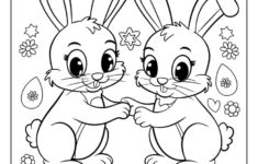 60 Bunny Coloring Pages (Free Printables For All Ages) in Free Printable Easter Bunny Coloring Page