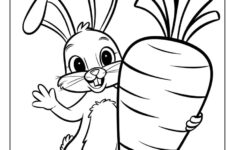 60 Bunny Coloring Pages (Free Printables For All Ages) pertaining to Printable Easter Bunny Coloring Page