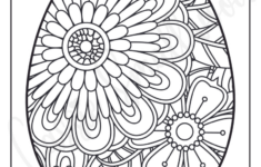 76 Cutest Easter Coloring Pages (Free Printable) - Cassie Smallwood with Free Printable Detailed Easter Eggs Coloring Pages