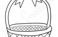 76 Cutest Easter Coloring Pages (Free Printable) - Cassie Smallwood with Printable Easter Basket Coloring Pages