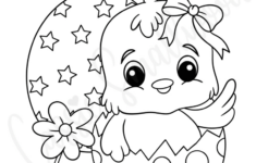 76 Cutest Easter Coloring Pages (Free Printable) - Cassie Smallwood with regard to Easter Chick Coloring Pages Printable Boy and Girl
