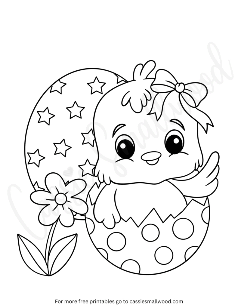76 Cutest Easter Coloring Pages (Free Printable) - Cassie Smallwood with regard to Easter Chick Coloring Pages Printable Boy and Girl