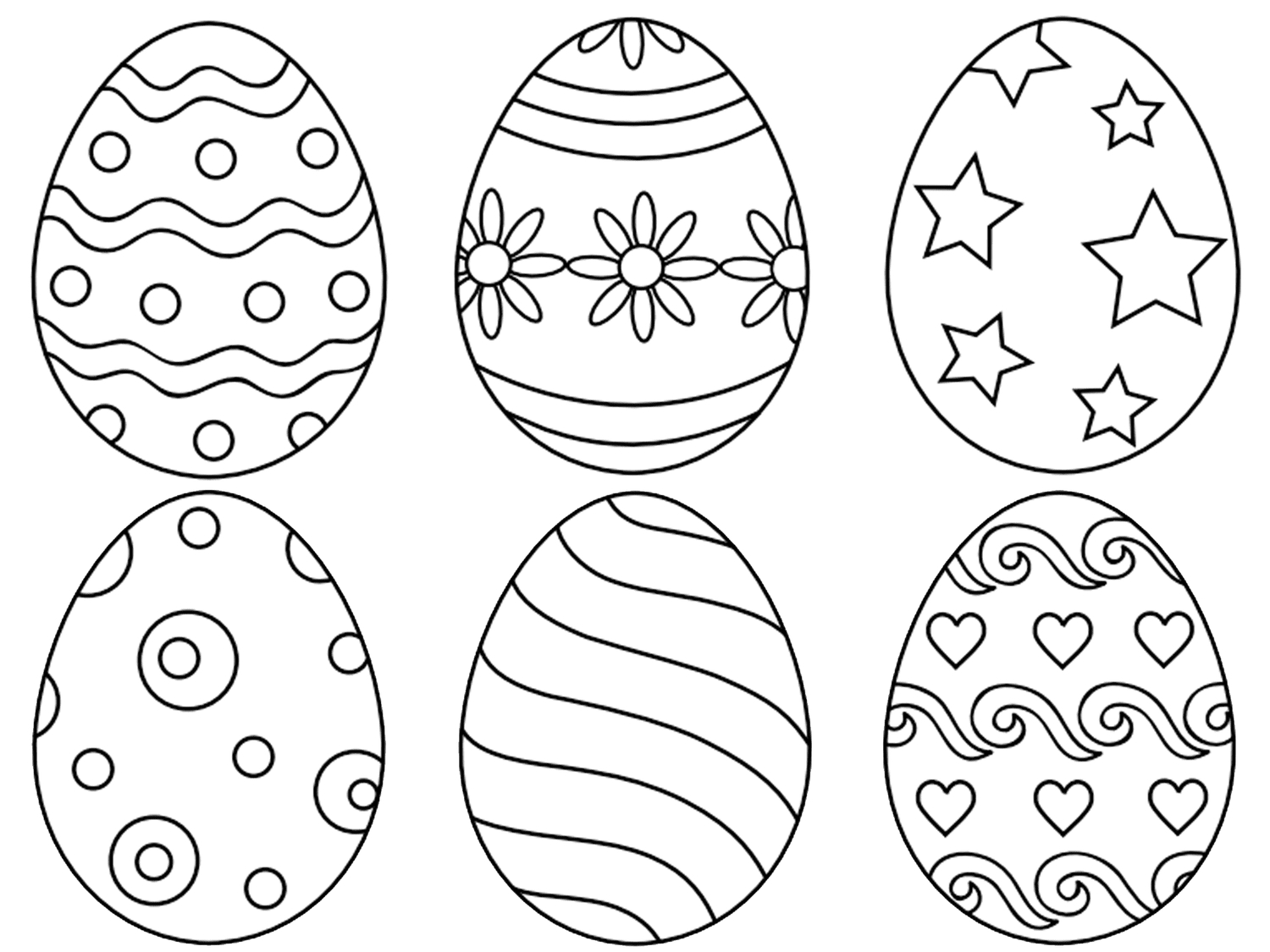 9 Places For Free, Printable Easter Egg Coloring Pages pertaining to Easter Eggs Printable Coloring Pages Free
