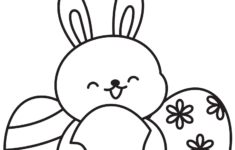 Bunny Coloring Pages To Print - Crafty Morning with Printable Easter Bunny Color Pages