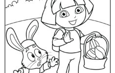 Dora The Explorer Coloring Pages (Free Printable Pdfs) | Wakethekids with regard to Free Printable Dora Easter Coloring Pages