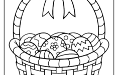 Easter Basket Coloring Page - Sketch Repo regarding Easter Basket Coloring Pages Printable