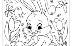 Easter Bunny Coloring Pages (13 Free Printable Pdf Pages) - Cute intended for Crayola Printable Easter Coloring Pages