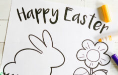 Easter Coloring Page - Everyday Party Magazine in Free Printable Easter Coloring Pages Crayola