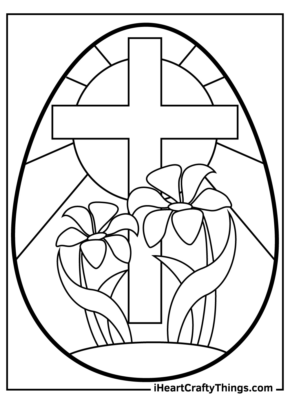Easter Coloring Pages: 36 Free Printable Pdf Sheets For Kids within Free Printable Christian Easter Coloring Pages