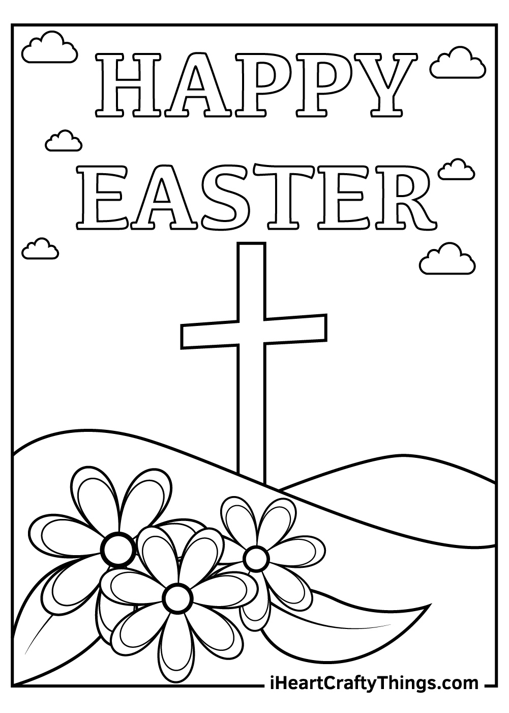 Easter Coloring Pages: 36 Free Printable Pdf Sheets For Kids within Printable Christian Coloring Pages For Easter
