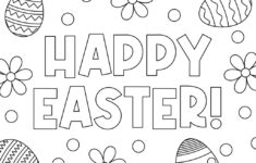 Easter Coloring Pages - 51 Free Printables | Printabulls inside Easy Printable Easter Coloring Pages