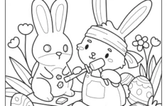 Easter Coloring Pages (Free Printables) for Free Printable Happy Easter Coloring Pages
