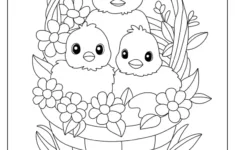 Easter Coloring Pages (Free Printables) pertaining to Free Printable Full Size Easter Coloring Pages