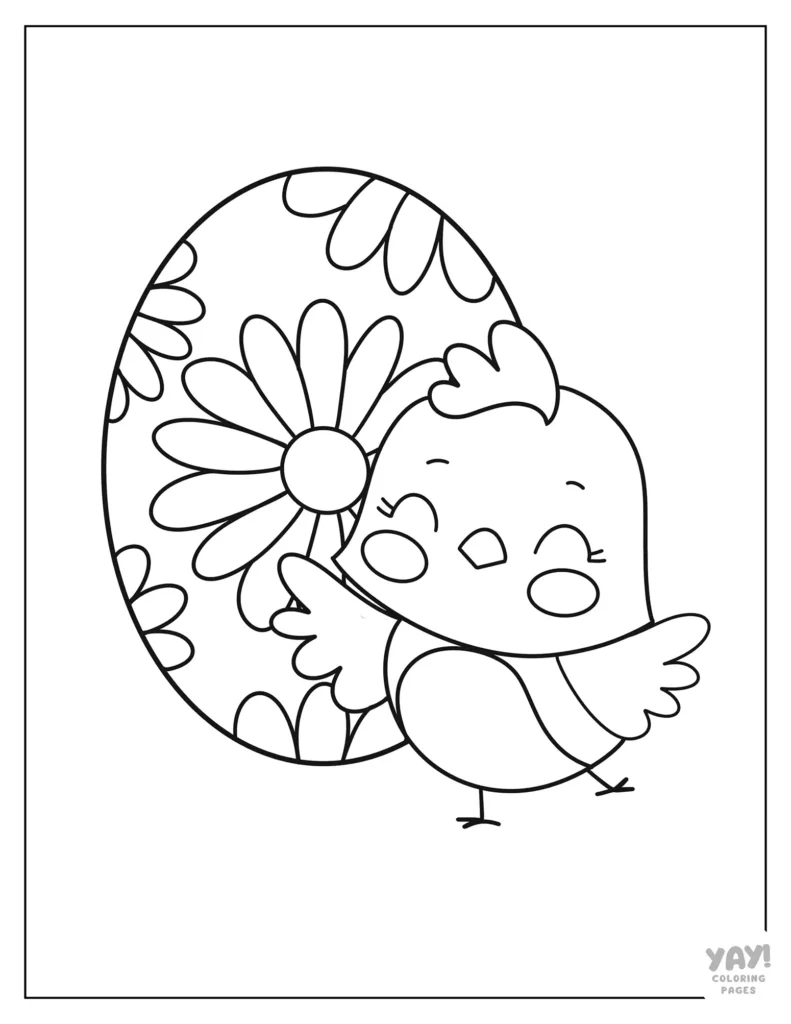 Easter Coloring Pages (Free Printables) throughout Free Printable Easter Coloring Pages Easy