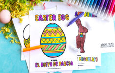 Easter Coloring Pages - The Super Mom Life pertaining to Free Printable Spanish Easter Coloring Pages