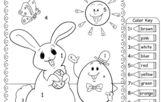 Easter Colornumber Worksheet - Free Printable, Digital, &amp; Pdf within Free Printable Color by Number Easter Pages
