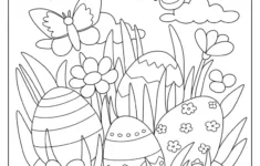 Easter Egg Coloring Pages (Free Printables) intended for Easter Eggs Coloring Pages Free Printable