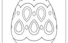 Easter Egg Coloring Pages (Free Printables) intended for Full Size Easter Eggs Coloring Pages Printable