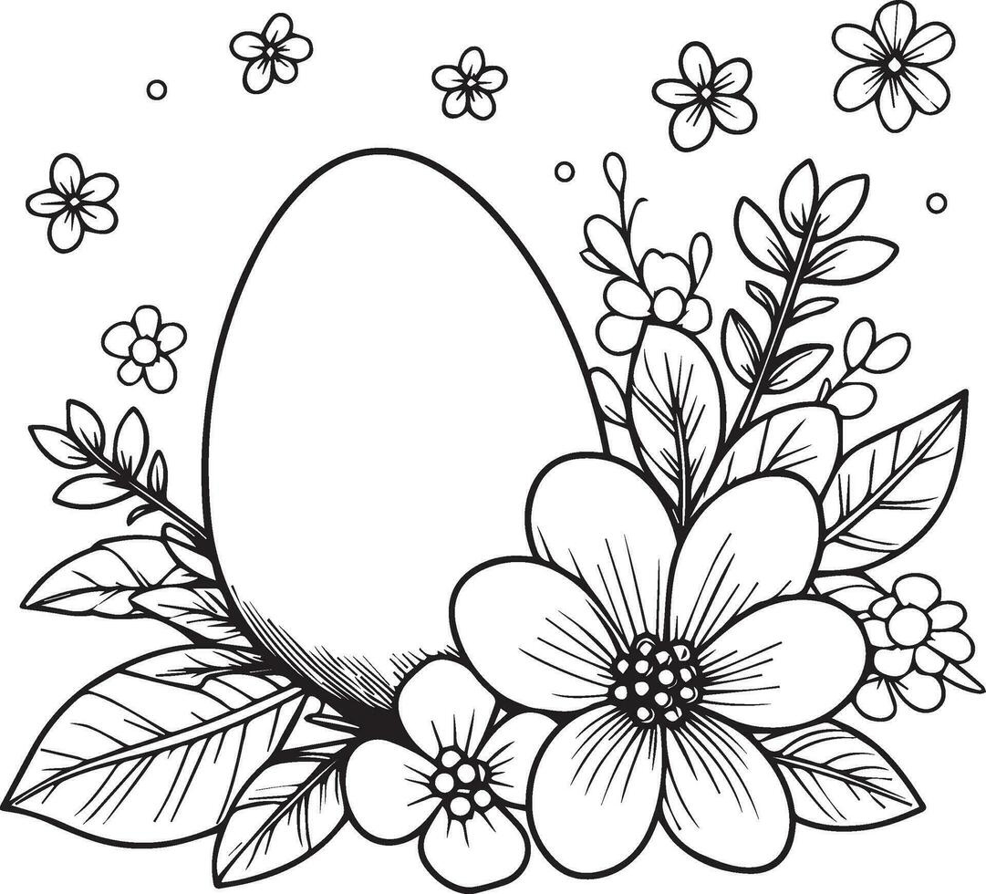 Egg-Citing Garden Rabbit Printable Easter Coloring Pages Pdf regarding Printable Easter Coloring Pages For Adults