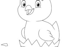 Free Printable Coloring Page | Chick Hatching From Easter Egg with regard to Free Printable Easter Chicks Coloring Pages