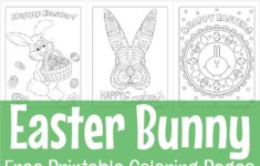 Free Printable Easter Bunny Coloring Pages For Kids &amp; Adults 2025 pertaining to Easter 2025 Printable Coloring Pages