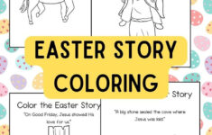 Free Printable Easter Story Coloring Pages For Kids intended for Free Printable Easter Story Coloring Pages Printable