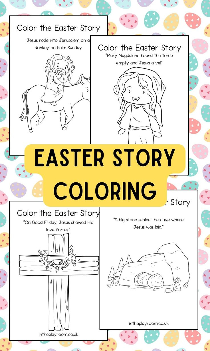 Free Printable Easter Story Coloring Pages For Kids intended for Free Printable Easter Story Coloring Pages Printable
