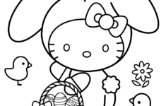 Hello Kitty Happy Easter Coloring Page | Free Printable Coloring Pages throughout Hello Kitty Easter Printable Coloring Pages