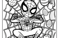 Spiderman Easter Coloring Pages (15 Free Printable Pdf Pages pertaining to Printable Superhero Easter Coloring Pages