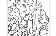 The Garden Tomb Easter Coloring Page regarding Easter Coloring Pages Printable Jesus