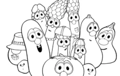 Veggietales Coloring Pages To Print - Free Printable Coloring Pages within Easter Veggsie Tales Coloring Pages Printable
