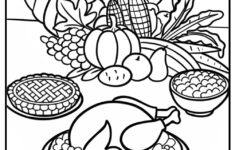 15 Cornucopia Coloring Pages (Free Printable Pdfs For Kids) inside Coloring Sheets Thanksgiving Fruit And Vegetables For Cornucopia