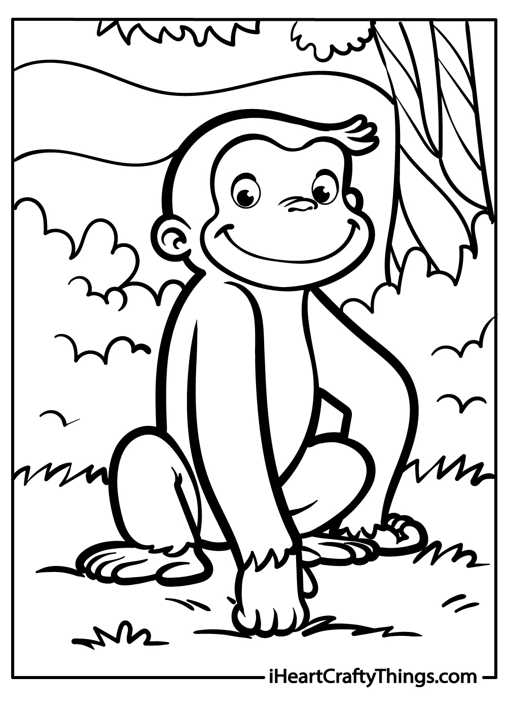 15 Curious George Coloring Pages (100% Free Printables) within Happy Thanksgiving Curious George Color Sheet