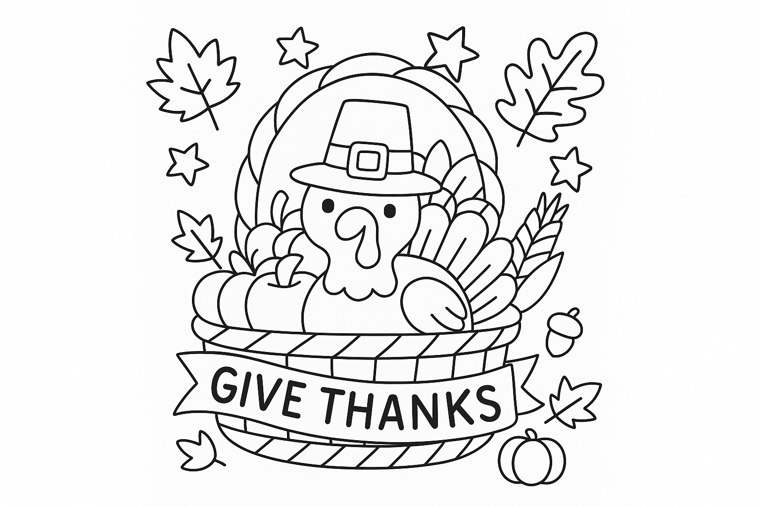 15 Cute &amp;amp; Easy Thanksgiving Coloring Pages (Totally Free throughout Coloring Sheets Thanksgiving Sideways