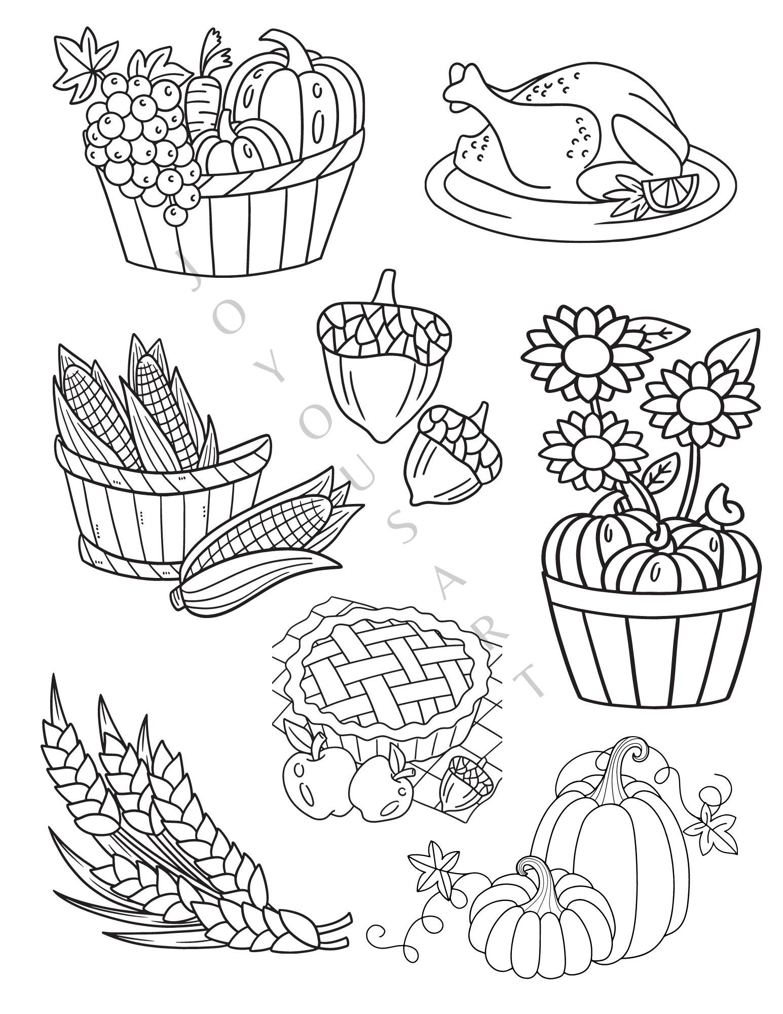 15 Fall Coloring Pages With Bible Verses, Printable Thanksgiving within Guild Thanksgiving Coloring Sheets