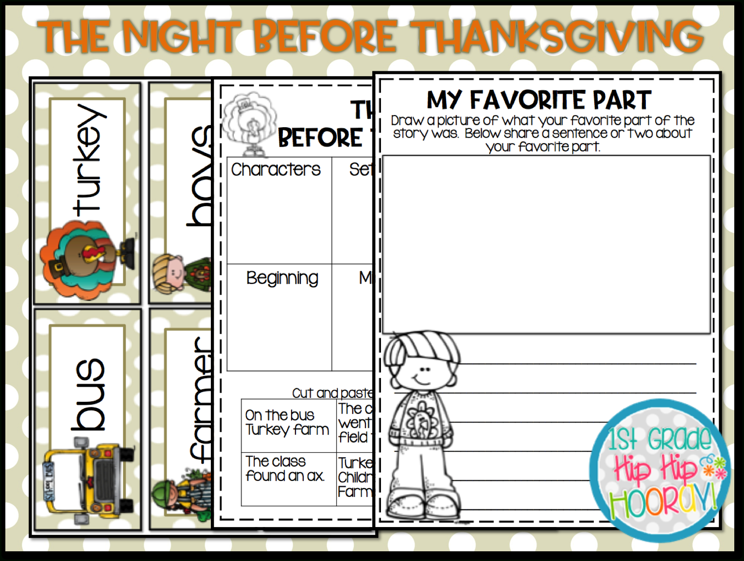 1St Grade Hip Hip Hooray!: &amp;#039;Twas The Night Before Thanksgiving intended for Twas The Night Before Thanksgiving Color Sheet
