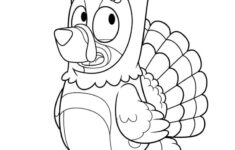 20+ Bluey Thanksgiving Coloring Pages - (Free Printables) for Bluey Thanksgiving Coloring Sheet