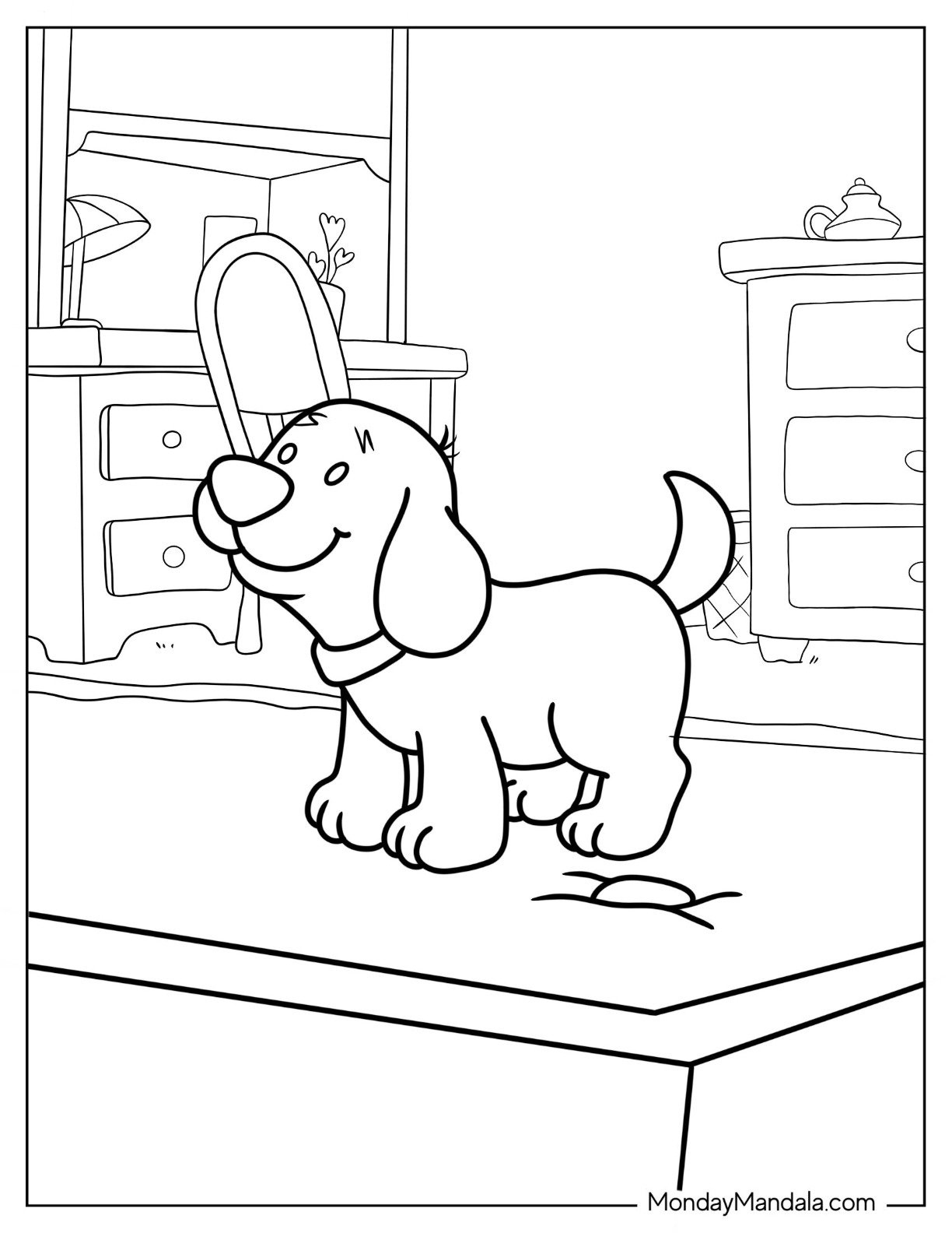 20 Clifford Coloring Pages (Free Pdf Printables) for Clifford The Big Red Dog Thanksgiving Coloring Sheets