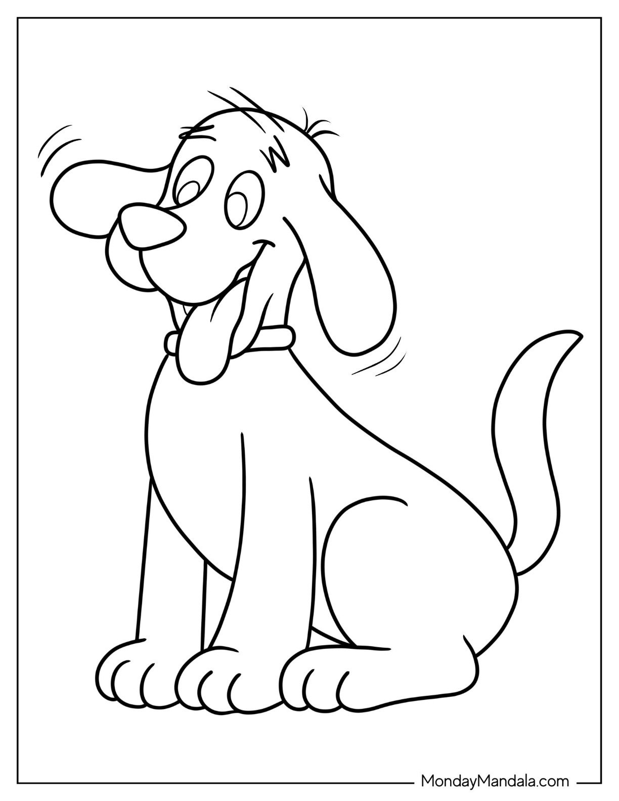 20 Clifford Coloring Pages (Free Pdf Printables) pertaining to Clifford The Big Red Dog Thanksgiving Coloring Sheets