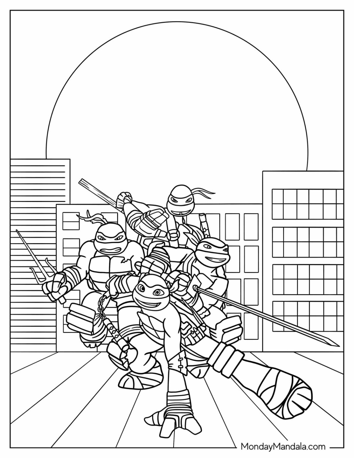 30 Ninja Turtles Coloring Pages (Free Pdf Printables) with regard to Ninja Turtles Thanksgiving Coloring Sheets