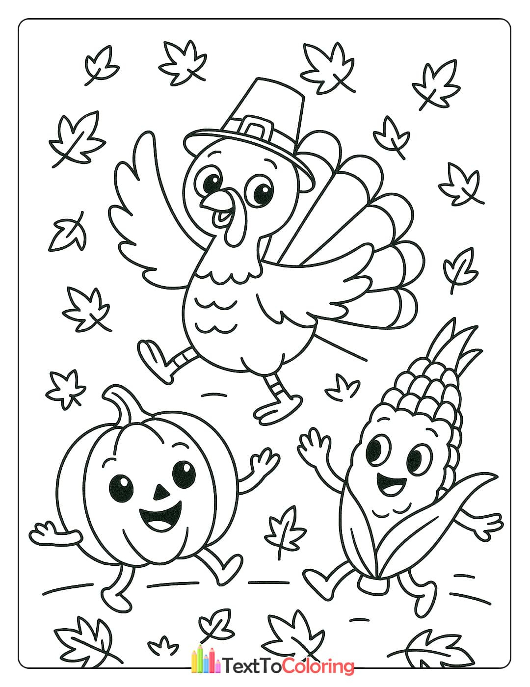 30 Thanksgiving Coloring Pages (Free Pdf &amp;amp; Online) intended for Free Online Thanksgiving Coloring Sheets