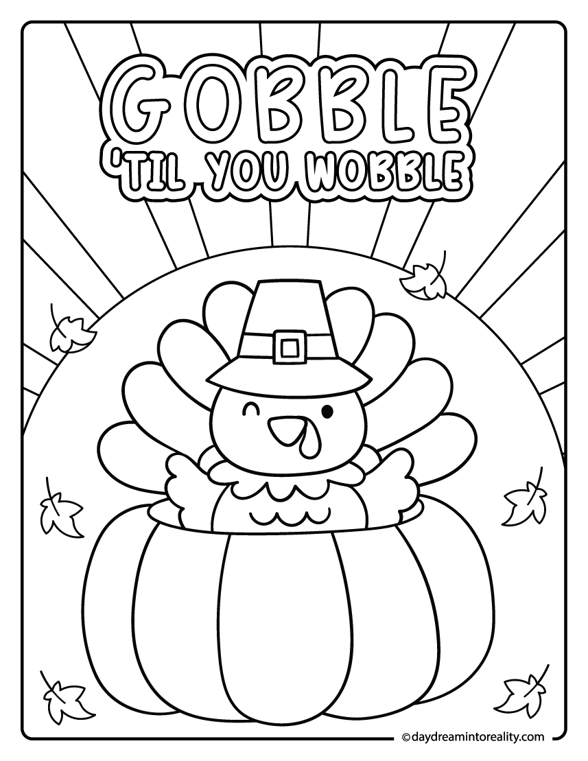 31+ Thanksgiving Coloring Pages | Free Pdf Printables ~ Daydream with Free Printable Preschool Thanksgiving Coloring Sheet