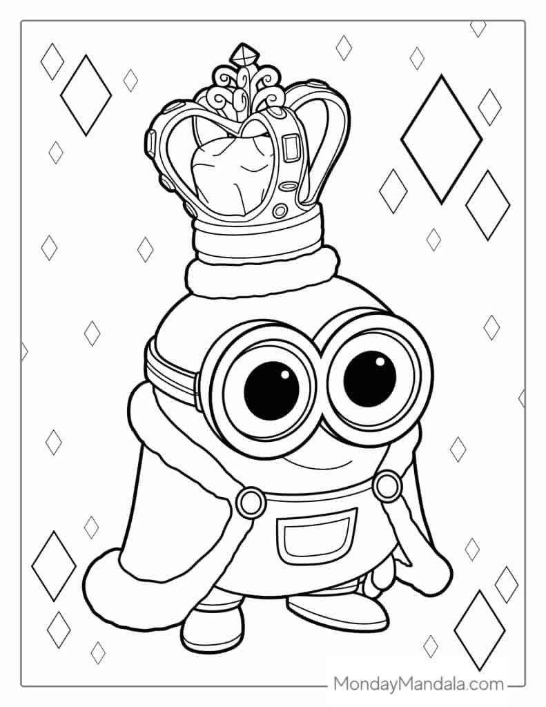 32 Minion Coloring Pages (Free Pdf Printables) regarding Thanksgiving Coloring Sheet Minion